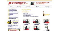 Desktop Screenshot of powerliftinc.com